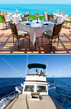 Top: mar'sel at Terranea<br>Bottom: Deep sea fishing