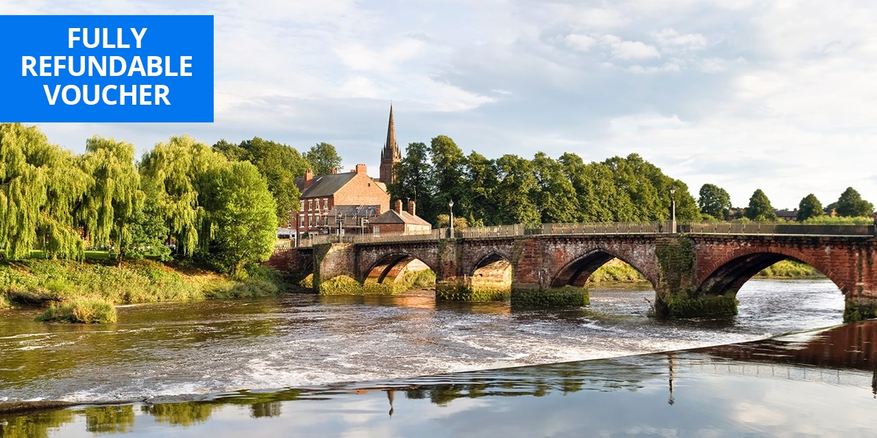Chester sightseeing boat trip for 2, save 42% Chester sightseeing boat trip for 2, save 42%