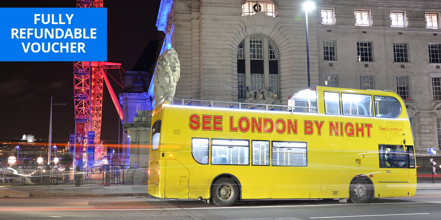 90-minute open-top London bus tour with guide 90-minute open-top London bus tour with guide