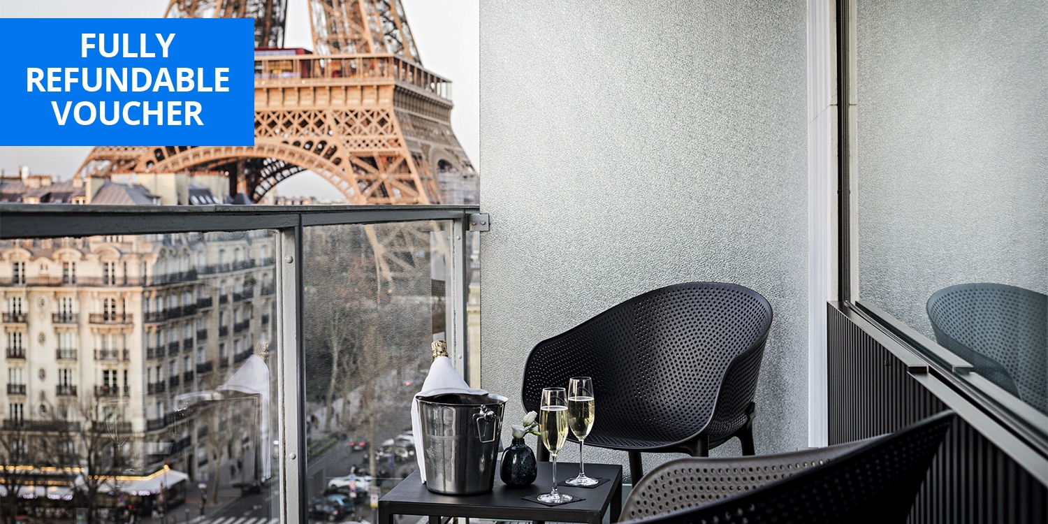 Paris stay w/Eiffel Tower views, save 51% Paris stay w/Eiffel Tower views, save 51%