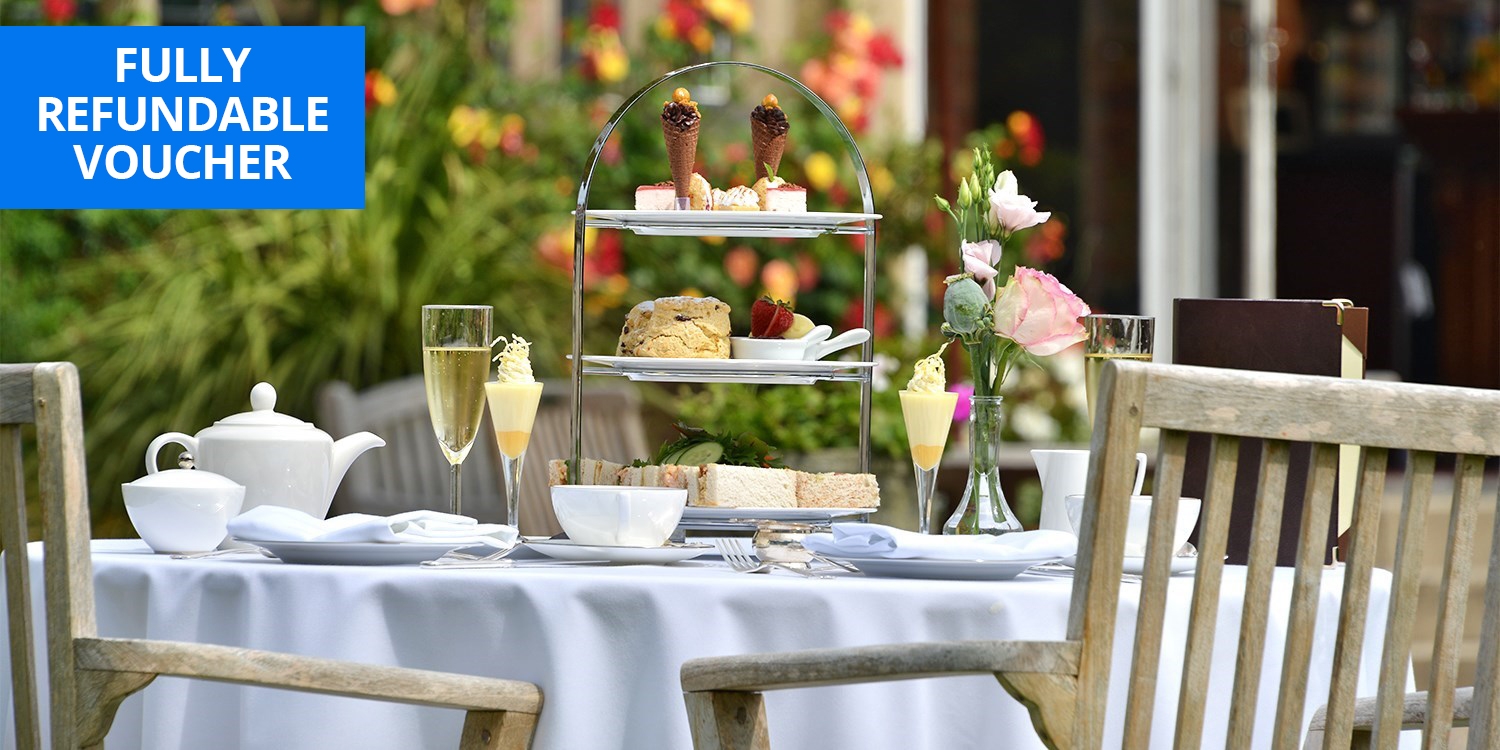Goldsborough Hall: afternoon tea for 2 w/garden entry Goldsborough Hall: afternoon tea for 2 w/garden entry