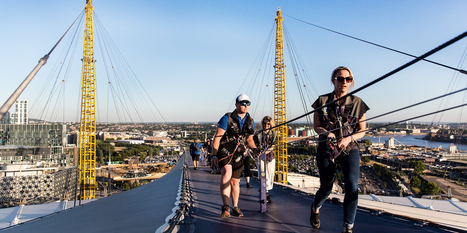 'Exhilarating' climb: The O2 in London, save 20% 'Exhilarating' climb: The O2 in London, save 20%