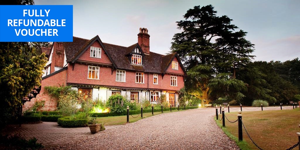 Suffolk country house: 2-course lunch for 2 Suffolk country house: 2-course lunch for 2