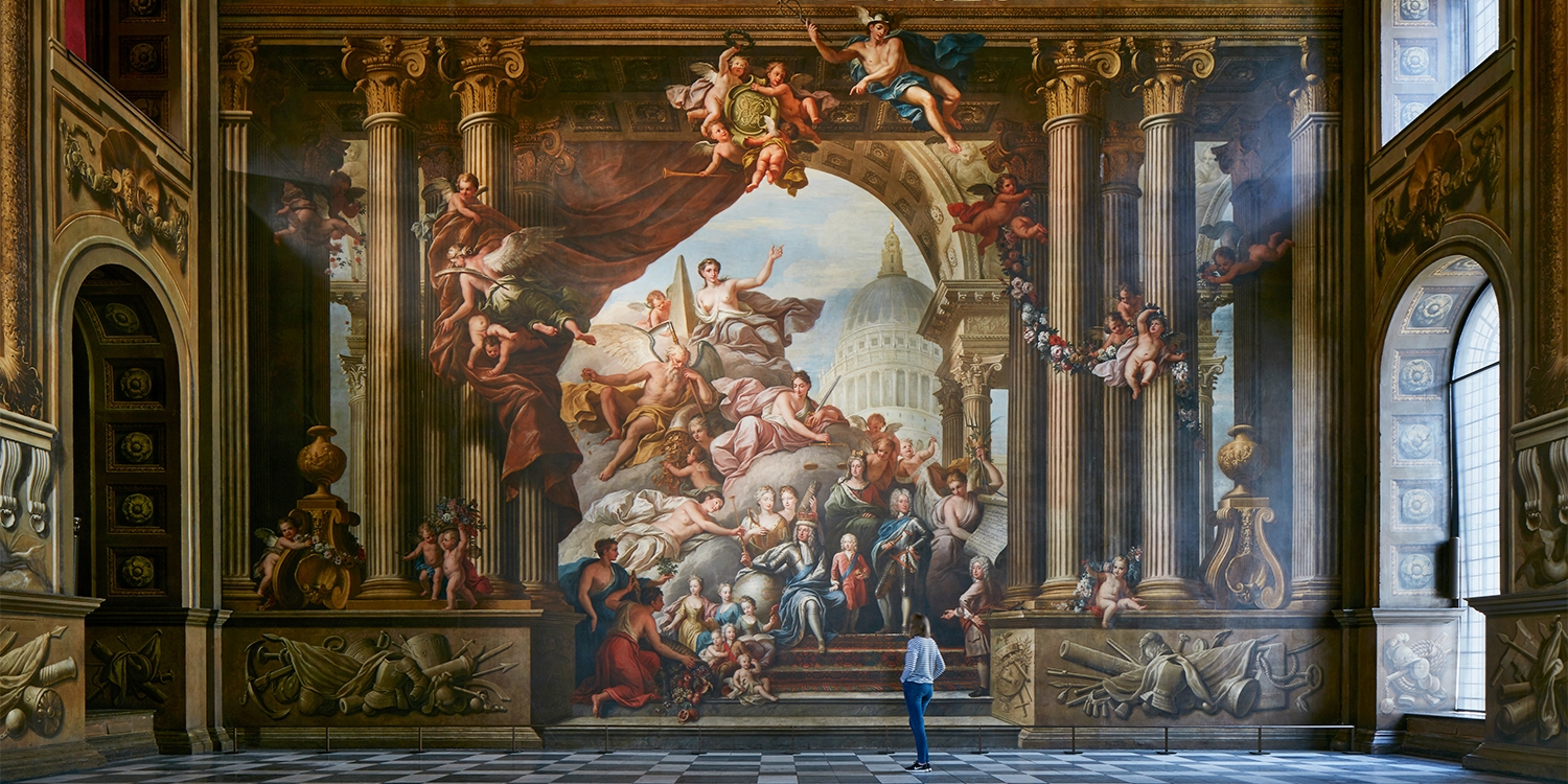Greenwich: painted ceilings tour for 2 with hot drink Greenwich: painted ceilings tour for 2 with hot drink