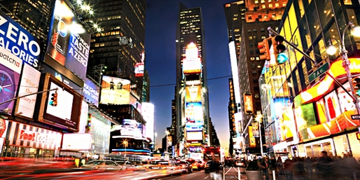 $1,545 --  Party Rock！美國紐約市 Times Square 酒店雙人住宿、連稅 勁慳 45%