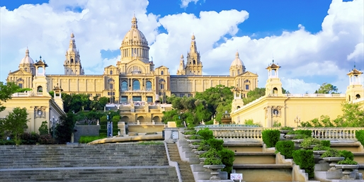 MNAC en Plaza Espanya