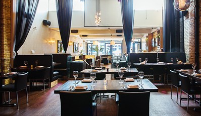 $55 -- Sexy Danforth Dinner for 2 w/Martinis, Reg. $113
