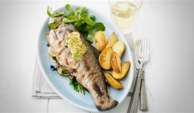 29 € -- Forellenmenü für 2 im Yachtclub-Restaurant, -47%