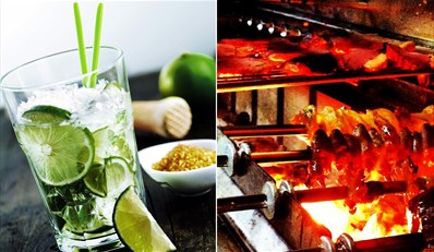 $24 -- Brazilian Tapas BBQ for 2 w/Caipirinha, Save 50%
