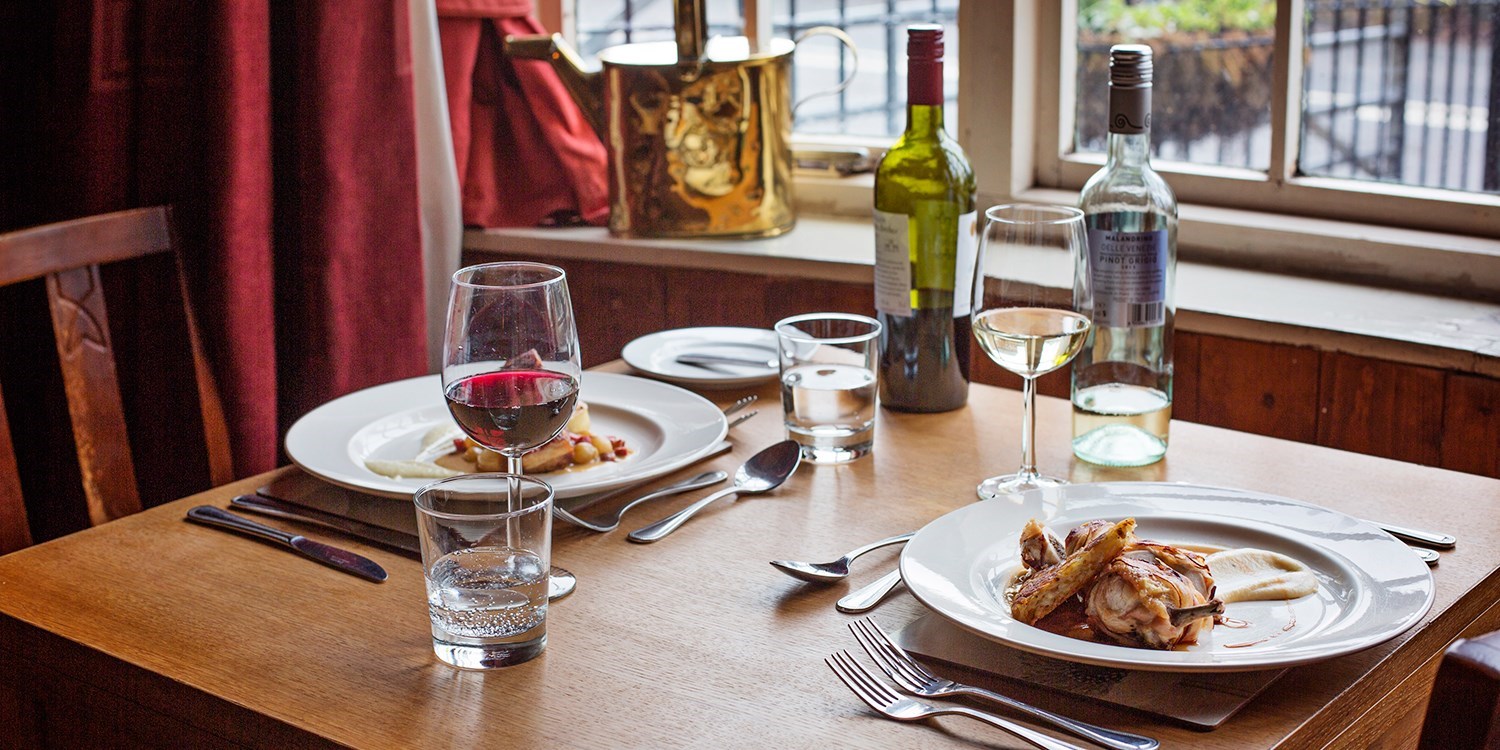 2-AA-Rosette meal & wine for 2 at Tudor inn, 45% off 2-AA-Rosette meal & wine for 2 at Tudor inn, 45% off