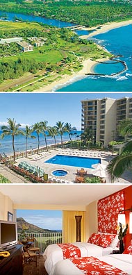 Top: Aston Aloha Beach Hotel<br>Middle: Aston Kaanapali Shores<br>Bottom: Aston Waikiki Beach Hotel
