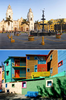 Top: Lima<br>Bottom: Buenos Aires