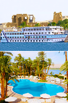 Top: <i>MS Sherry</i><br>Bottom: Sofitel Karnak
