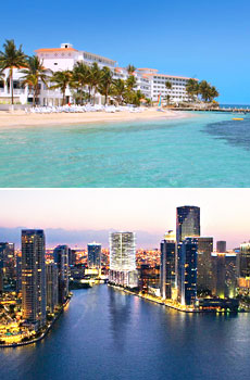 Top: Couples Tower Isle, Jamaica<br>Bottom: Miami