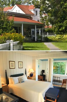 Top: Main Lodge<br>Bottom: Cottage Studio