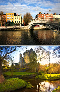 Top: Dublin<br>Bottom: Cork