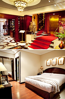 Bottom: Double room