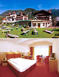 Top: Sporthotel Strass and Strass Hotel<br>Bottom: Standard Room (style may vary)