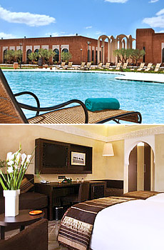 Top: Hotel Kenzi Club Agdal<br>Below: Standard Room