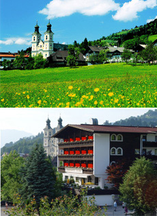 Top: Hopfgarten<br>Bottom: Sporthotel Fuchs