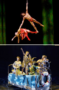 'KA' & 'The Beatles LOVE' are two of the Cirque du Soleil productions included in this offer.