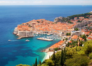 Vue générique de la Croatie