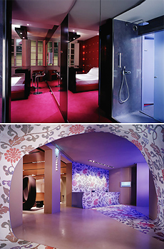 Top: Superior Room<br>Bottom: Hotel lobby