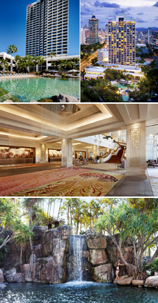 Top left: Salt water lagoon
