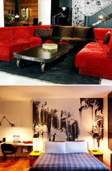 Top: Lobby<br>Bottom: Mini Room<br>