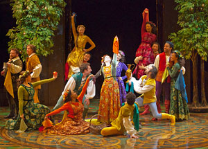 Members of the company in "Camelot" <br>Photograph by David Hou<br>