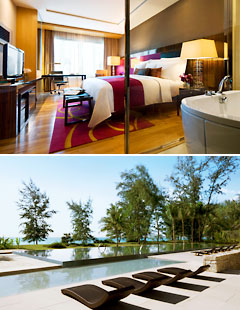 Top: Renaissance Bangkok Ratchaprasong Hotel<br>Bottom: Renaissance Phuket Resort & Spa