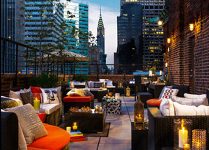 Rooftop Terrace at Renaissance New York Hotel 57