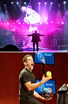 Top: 'Nathan Burton Comedy Magic'<br>Bottom: 'Jeff Civillico: Comedy in Action'