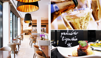 66 € -- Gourmet-Menü für 2 mit Champagner, statt 122 €