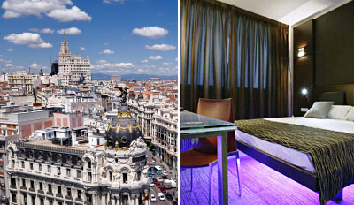 79€ -- Madrid: Noche de Fin de Semana en Hotel Diseño 4*