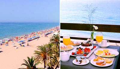 49€ -- Habitación con Terraza en Costa Dorada y Cena, -45%