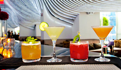  $35 - New W Lounge: 4 Cocktails w/Appetizers, Reg. $108
