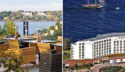 149 € -- Hamburg: Elbblick & Dinner für 2, statt 232 €