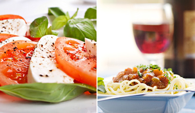 $45 - La Fourno: Italian Dinner for 2 w/Wine, Reg. $102