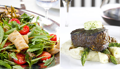 $69 - Chic Hyatt on King: Dinner for 2 w/Wine, Reg. $140 