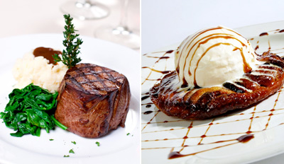 $55 - Marco Island: 3-Course French Dinner for 2, Reg. $109