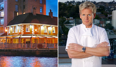 £35 - Gordon Ramsay Exclusive Offer: Waterfront Dining for 2