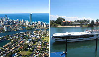 $25 – Luxe Gold Coast Canal Cruise w/Tea and Drink, Save $42