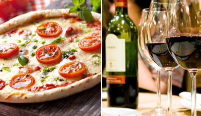 $19 - Grimaldi's Pizza & Bottle of Wine for 2, Reg. $59