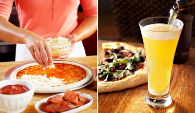 $45 -- Hands-On Pizza-Making Class w/Beer or Wine, Reg. $100