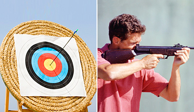 £15 - 90-Minute Archery & Rifle Shooting Experience, Reg £30