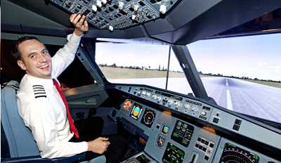 39 € -- 30 Minuten Pilot im A320-Simulator, statt 79 €