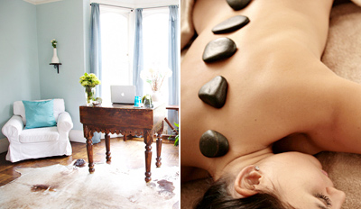 $59 - Boutique Cow Hollow Spa: Hot Stone Massage, Reg. $125