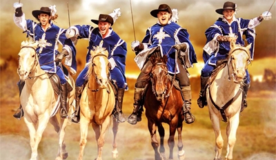 $29 -- New 3 Musketeers Show w/Dinner, Reg. $64